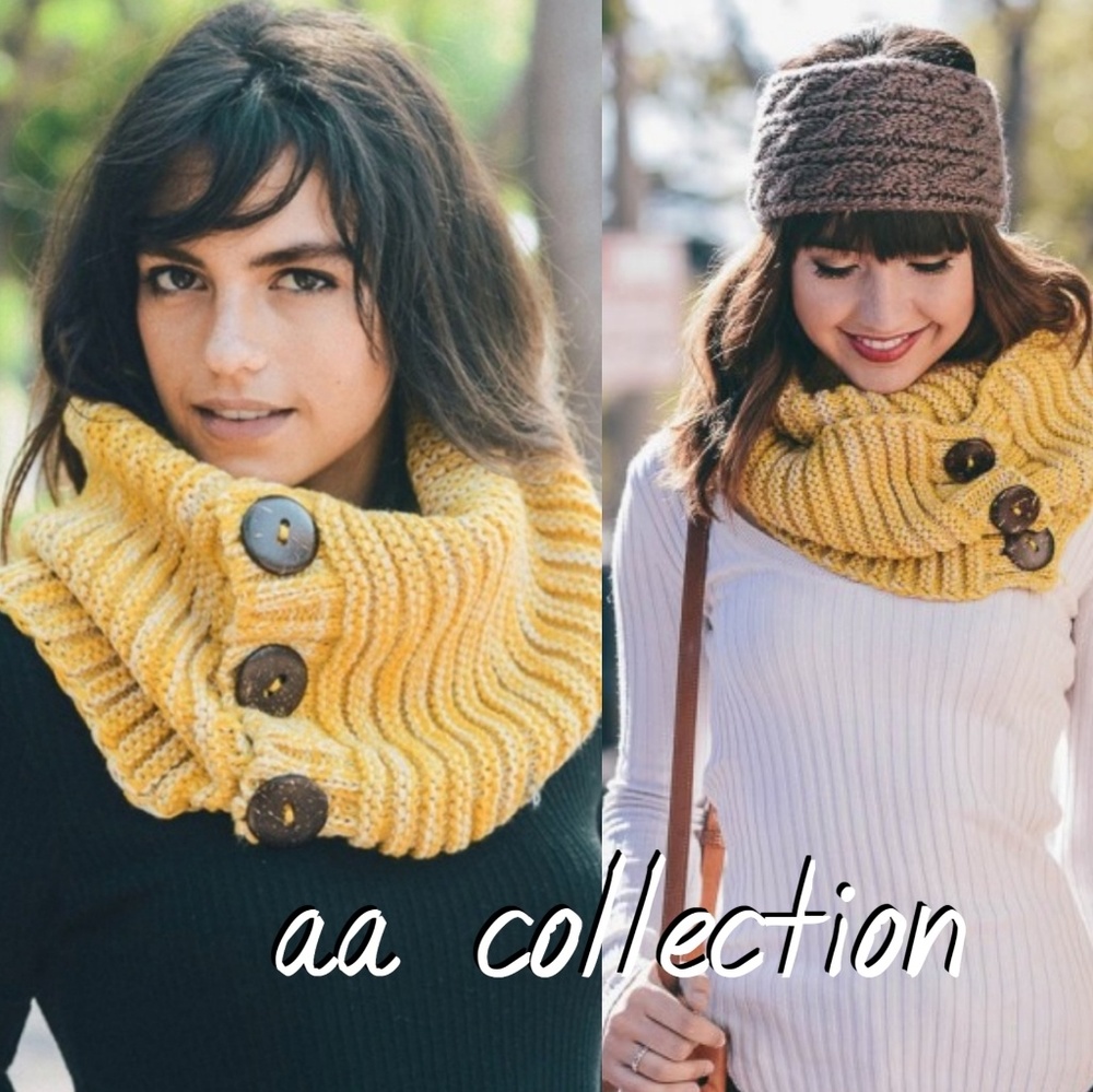 Chunky Knit Infinity Scarf Wrap Comfy - Picture 1 of 8